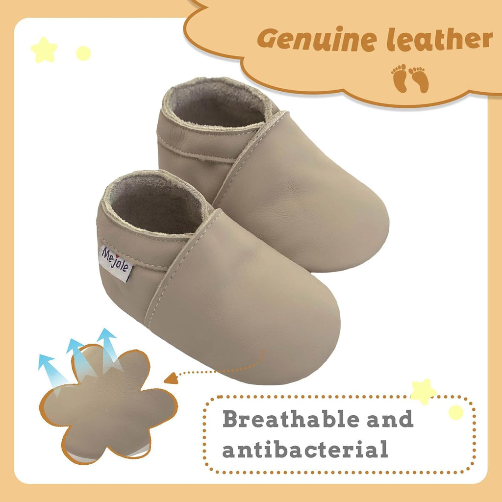 Baby Infant Toddler Shoes Slip-on Soft Sole Leather Moccasins Pre-Walkers