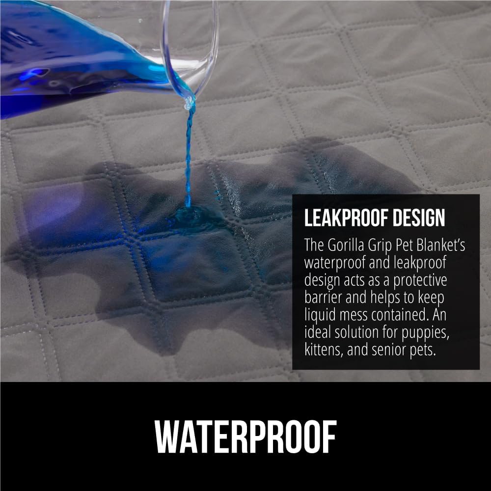 Waterproof Dog Blanket, Couch Cover for Dogs, 30x70 Charcoal
