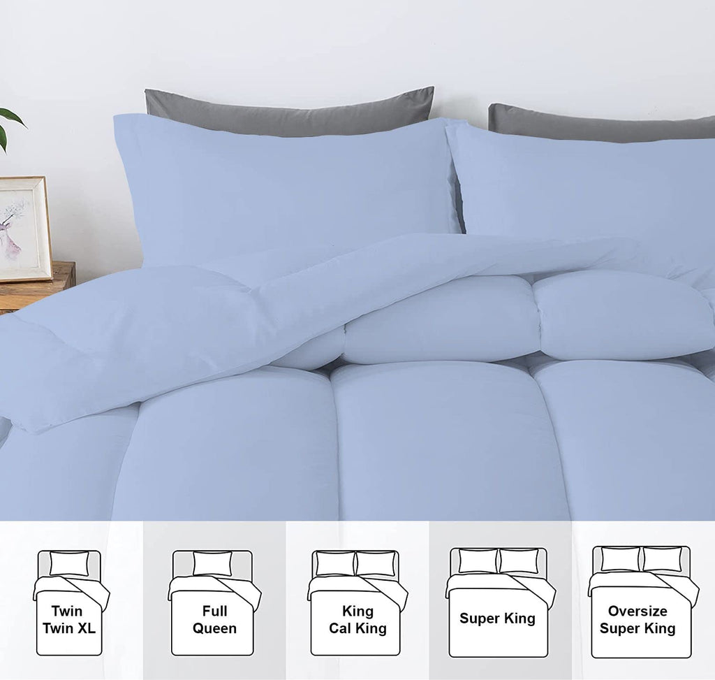 5 Piece Straight Line Pattern Comforter Set Premium Super Soft 600 GSM All Season | 1000 Thread Count | 100% Egyptian