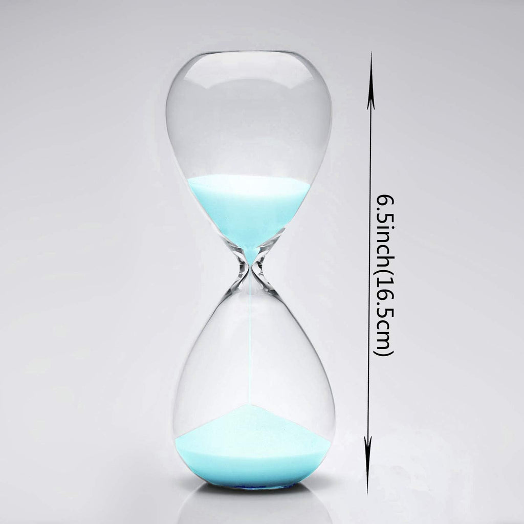 Hourglass Sand Timers - Biloba Hourglass Sand Timer Inspired Glass/Home, Desk, Office Decor