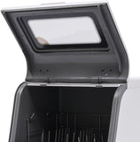 110V 800W Portable Dishwasher, Compact Dish Washing Machine Automatic Mini Dish Washing Machine Countertop Water Tank