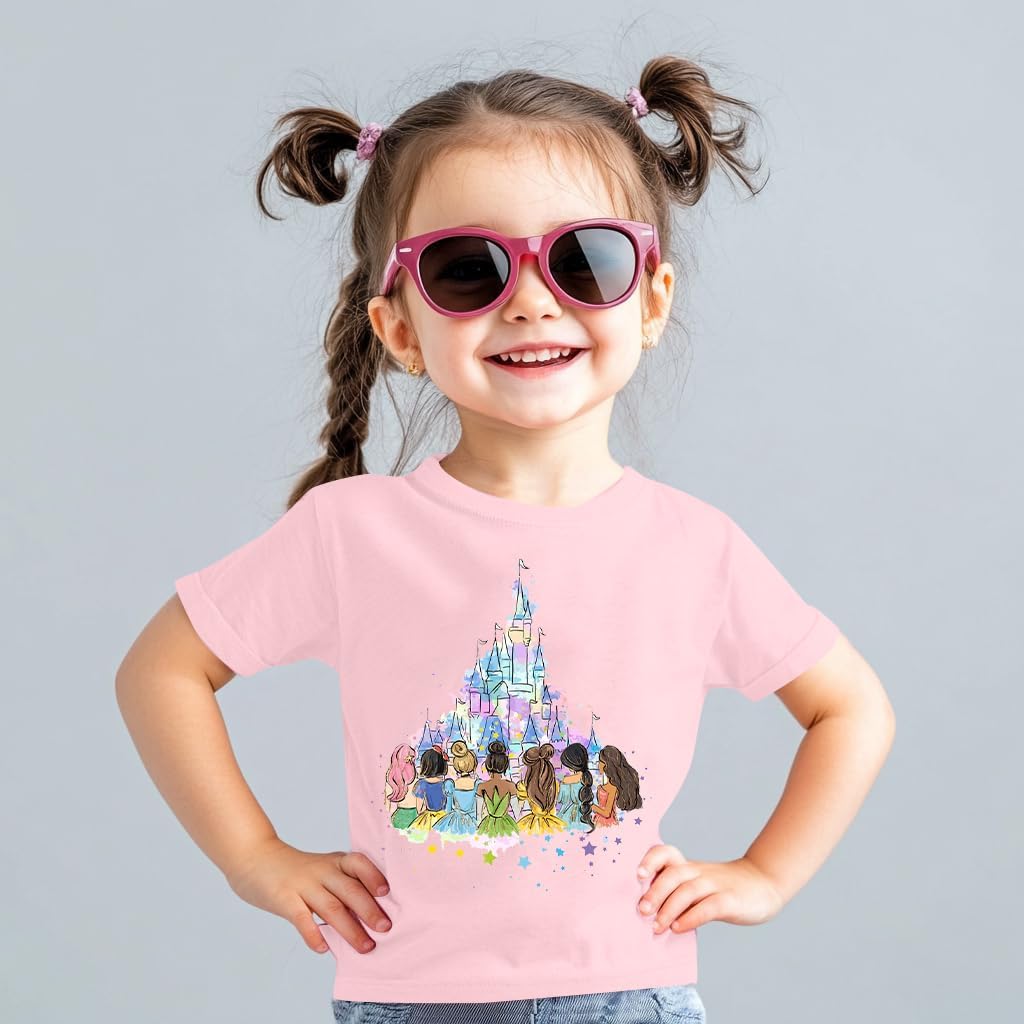 Magical Shirt for Girl: Magic Kingdom Prinecess Tshirt Princess Shirts Youth Girls Cute Family Vacation Trip Tee