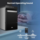 V2.0 Nugget Ice Maker, 38lbs/24H Countertop Pellet Ice Machine with Self-Cleaning, Energy-Efficient, Chewable Pebble