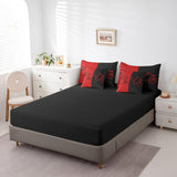 King and Queen Crown Bed in a Bag King Comforter Set 7 Pieces,Her King and His Queen Bedding Set,Romantic Valentine's