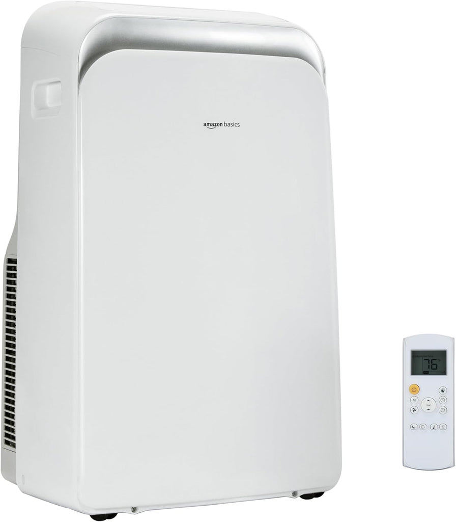 4-In-1 Portable Air Conditioner with Remote, Timer, Sleep Mode, Auto Swing, Cool/Heat/Dry/Fan-Only Functions