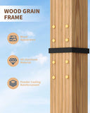 Patio Pergola, Outdoor Patio Gazebo with Retractable Sun Sha - Image 4