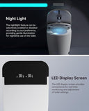 Smart Toilet,One Piece Bidet Toilet for Bathroom with Auto Open & Close Lid and Seat,Warm Water and Dry,Heated