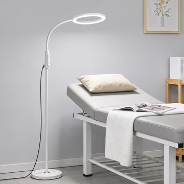 Supe Bright 24W Dimmable LED Floor Lamp with Remote Touch Control Adjustable Gooseneck Standing Light for Reading
