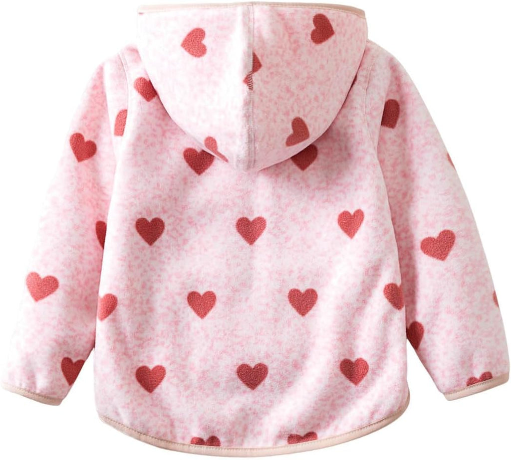 Baby Toddler Boys Girls Sherpa Fleece Lined Jacked Sweatshirt Fall Winter Autumn Warm Clothes with Hoodie