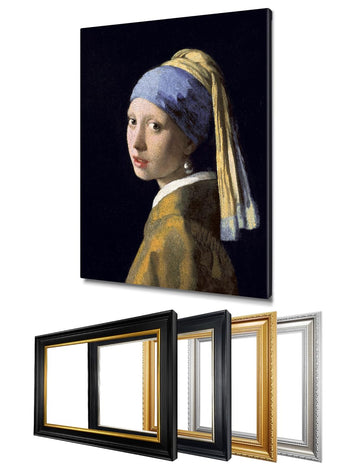 Girl With a Pearl Earring Canvas Wall Art, 40x30