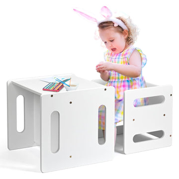 Montessori Weaning Table and Chair Set for 1-3 Year Old Kids