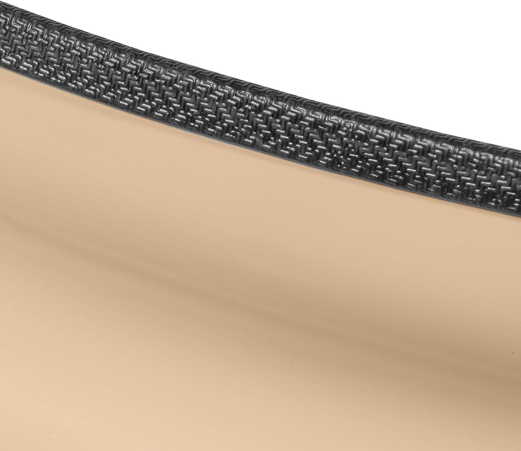 Metal Raised Garden Bed, Round, Beige
