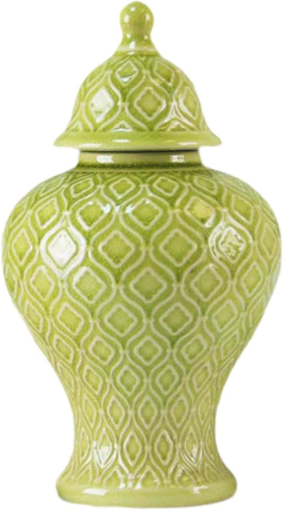 Porcelain Vase Jar Tabletop Decoration 12.5x23cm Decorative Ginger Jar for Party, Dining Table Decor Fine