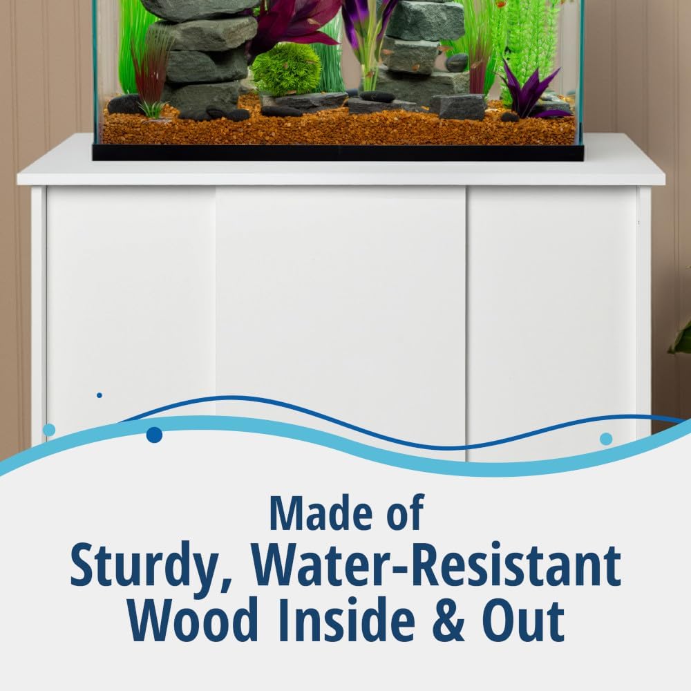 40 Gallon Fish Tank Stand, Durable Water-Resistant Wood