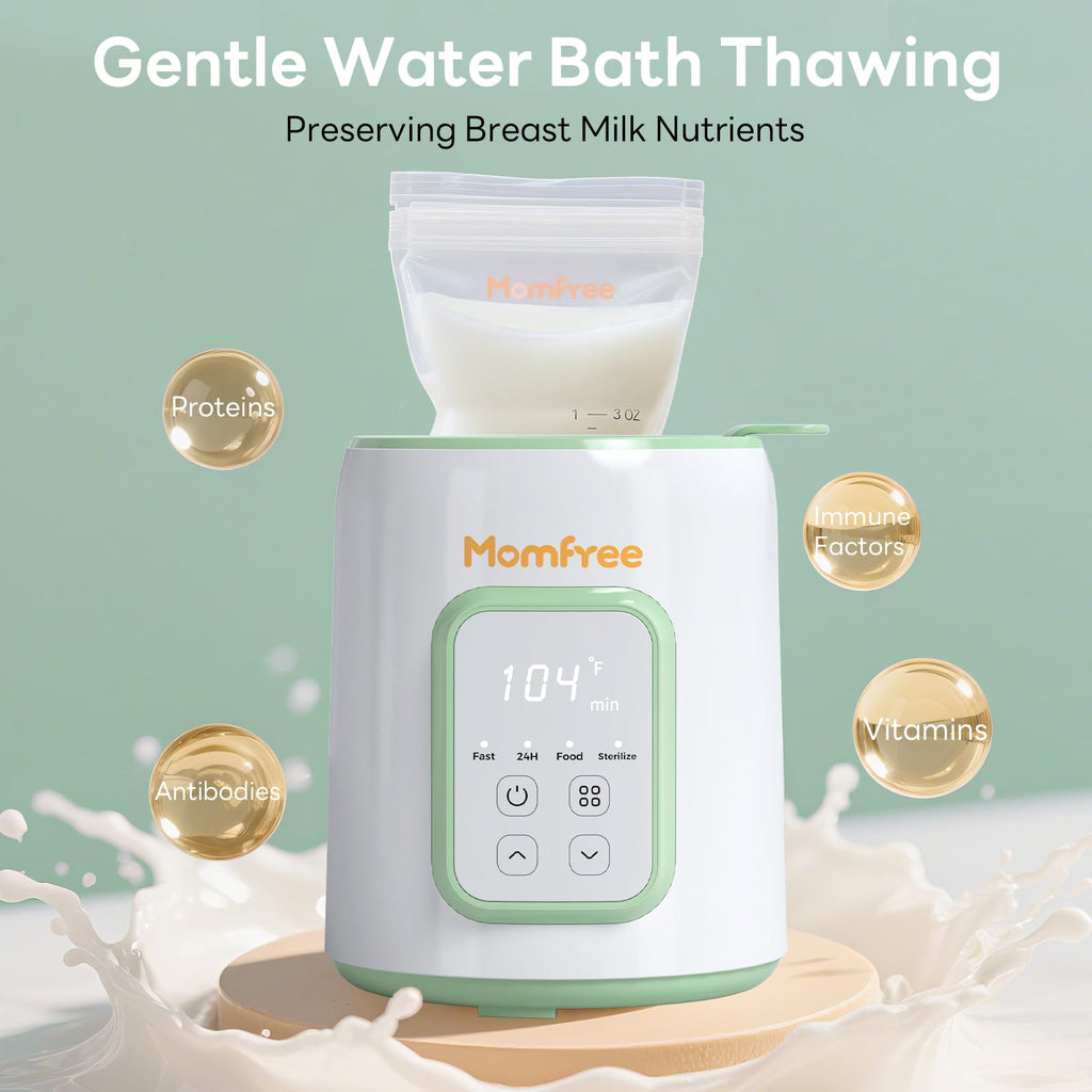 Bottle Warmer, 8-in-1 Fast Baby Bottle Warmer for Breastmilk and Formula,Milk Warmer with Accurate Temperature