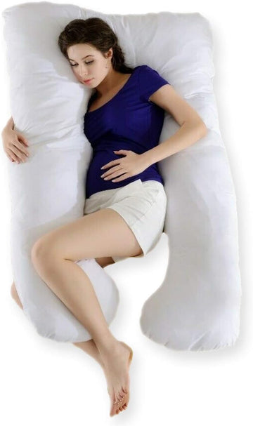 Pregnancy Body Pillow, U-Shaped Maternity Pillow,Full Body Support Pillow with Washable Cover for Pregnant Women