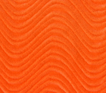 Velvet Fabric Flocking Swirl 58" Wide Sold By The Yard (Orange)