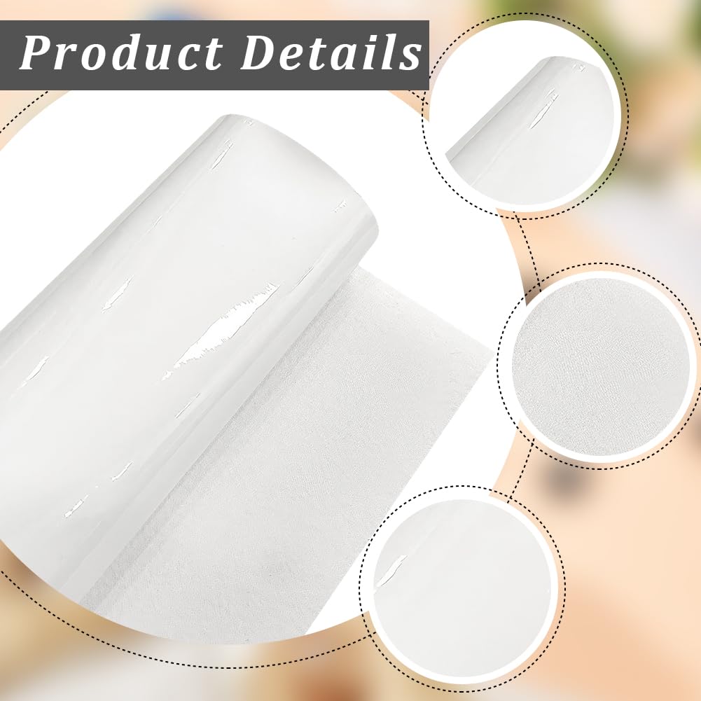 53 x 11.8 Inch 1mm White Smooth Solid Color Leather Roll Glossy Mirrored Faux PU Leather Sheets NEON Shiny Synthetic