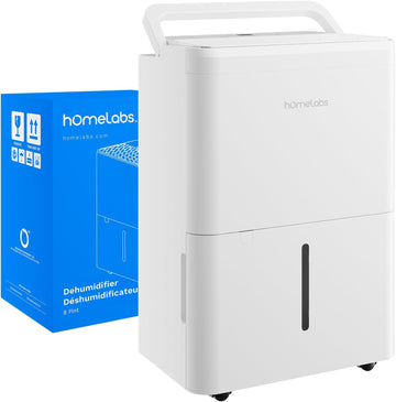 Dehumidifier 1,800 Sq Ft Wi-Fi (8 Pint MAX 24 Pint at 95°F, 90% RH) for Advanced Humidity & Moisture Control, Quiet