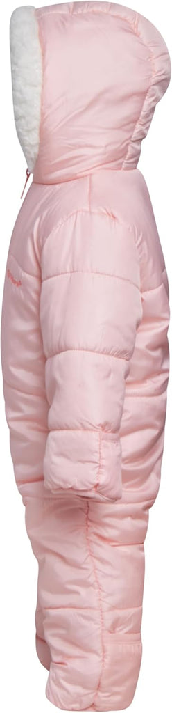 Baby Girls Hooded Snowsuit Onesie Winter Bunting