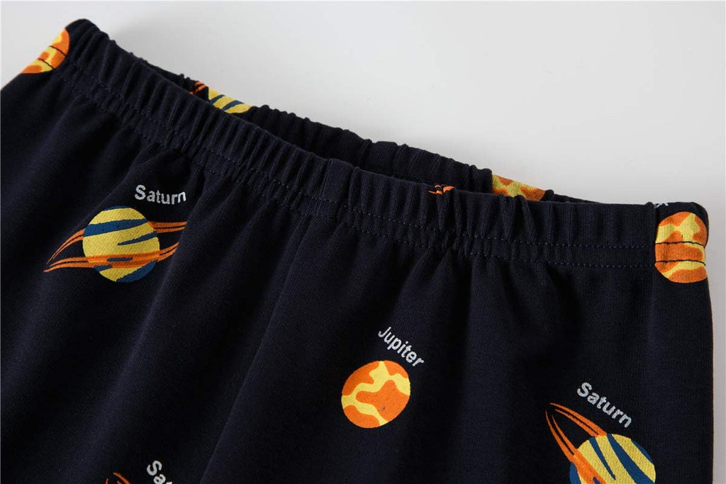 Boys Pajamas 100% Cotton Toddler 2 Piece Short Sleeve Pjs Kids Summer Sleepwear Clothes Set
