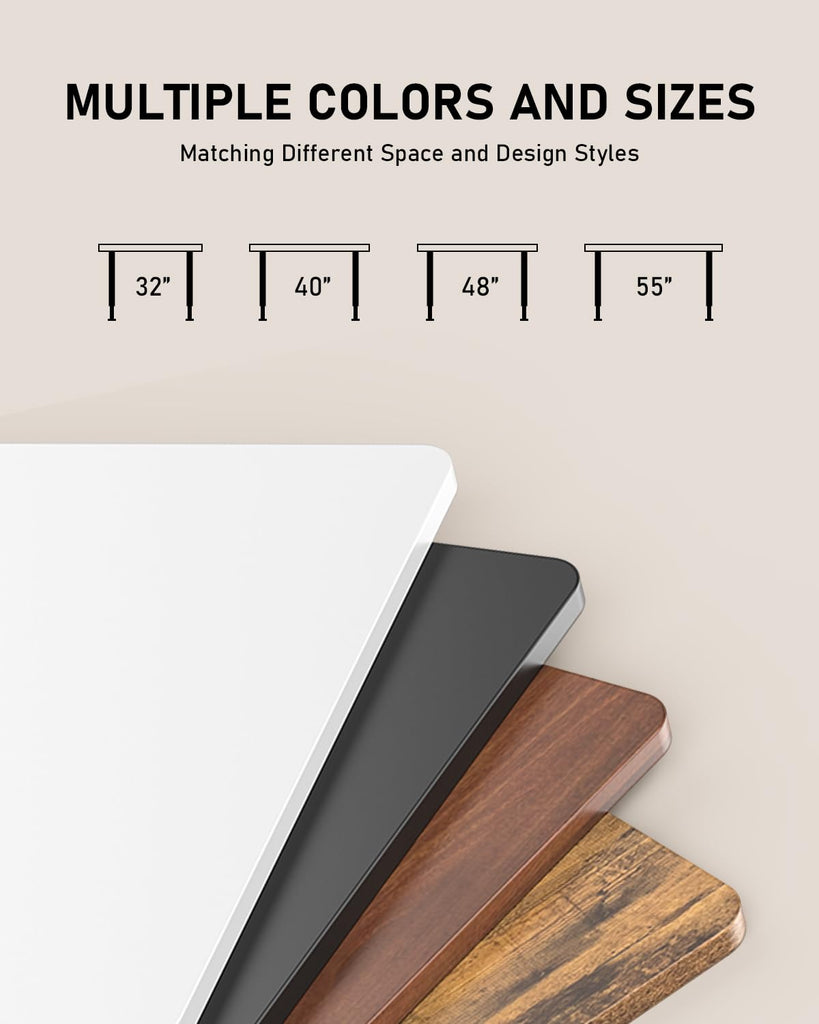 40" Small Electric Standing Desk Adjustable Height