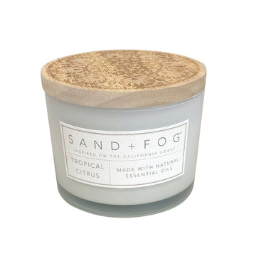 Scented Candle - Tropical Citrus - Additional Scents and Sizes - 100% Cotton Lead-Free Wick - Luxury Air Freshening