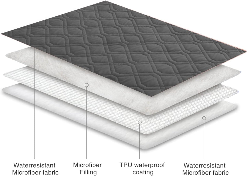 Waterproof Blanket Reversible Dog Bed Cover Pet Blanket for Furniture Bed Couch Sofa