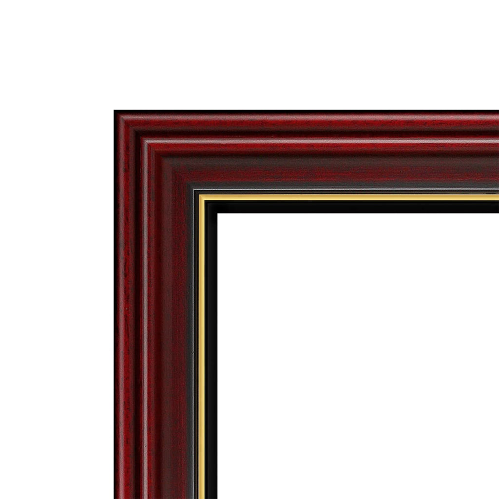 15x18 Diploma Frame, Cherry Red, Black Mat for 11x14