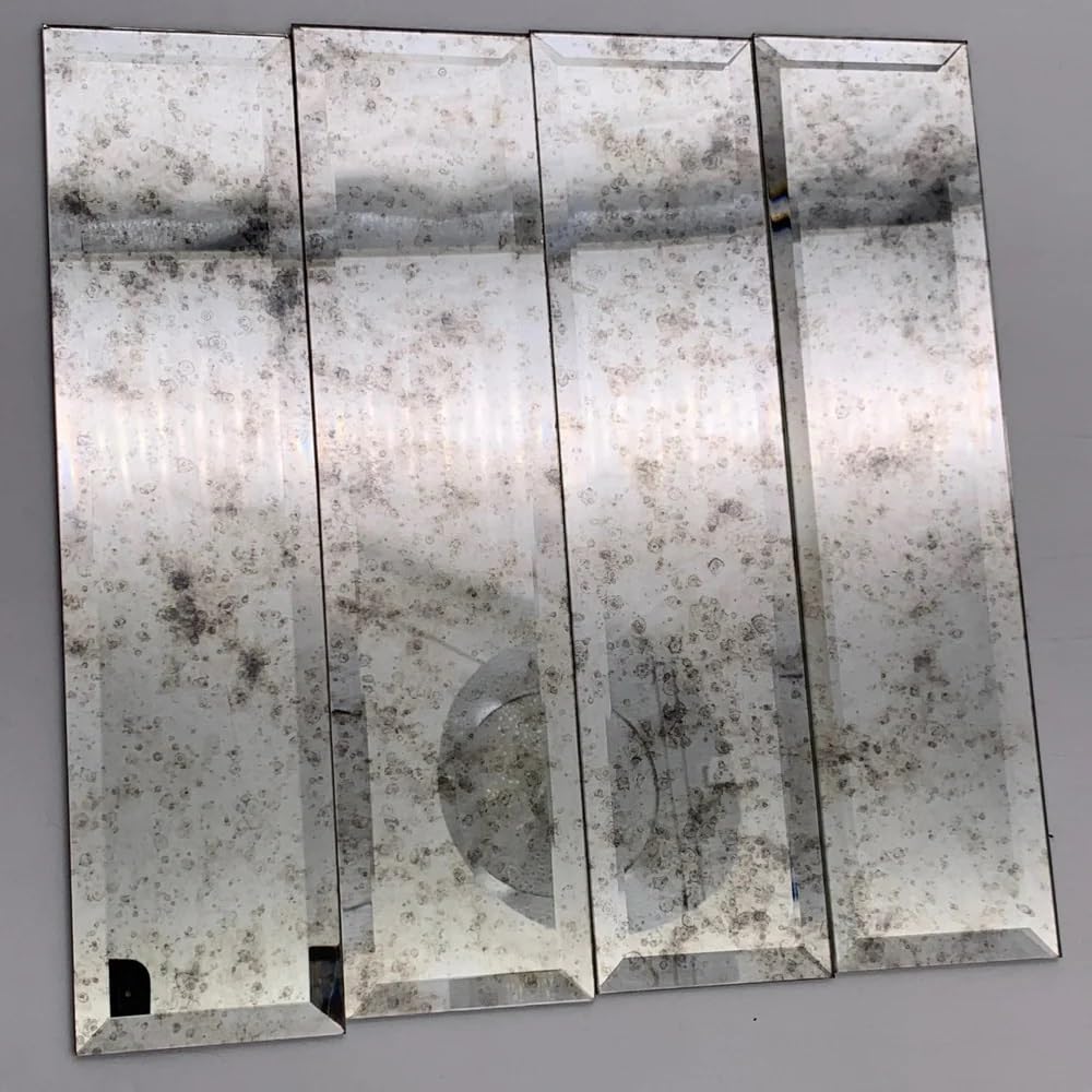 Beveled Subway Mirror Glass Tile Antique Mirror 3x12 5 sq ft 20-Pack