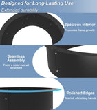 36 Inch Round Fire Pit Ring Insert - Heavy Duty Metal Steel DIY Liner