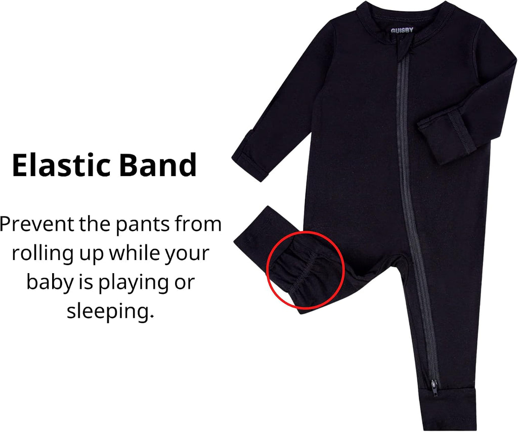 Baby Rayon Footless Snug Sleepers, Way Zip Footless Pajamas Pack