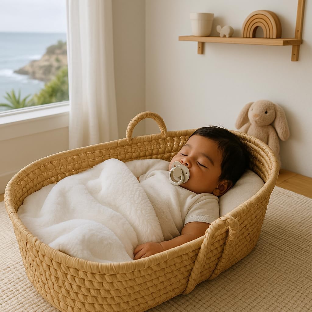 Luxury Faux Fur Baby Blanket - Premium Non-Toxic Gift for Newborn & Toddler - Oeko-TEX Certified, Shed-Free, Machine