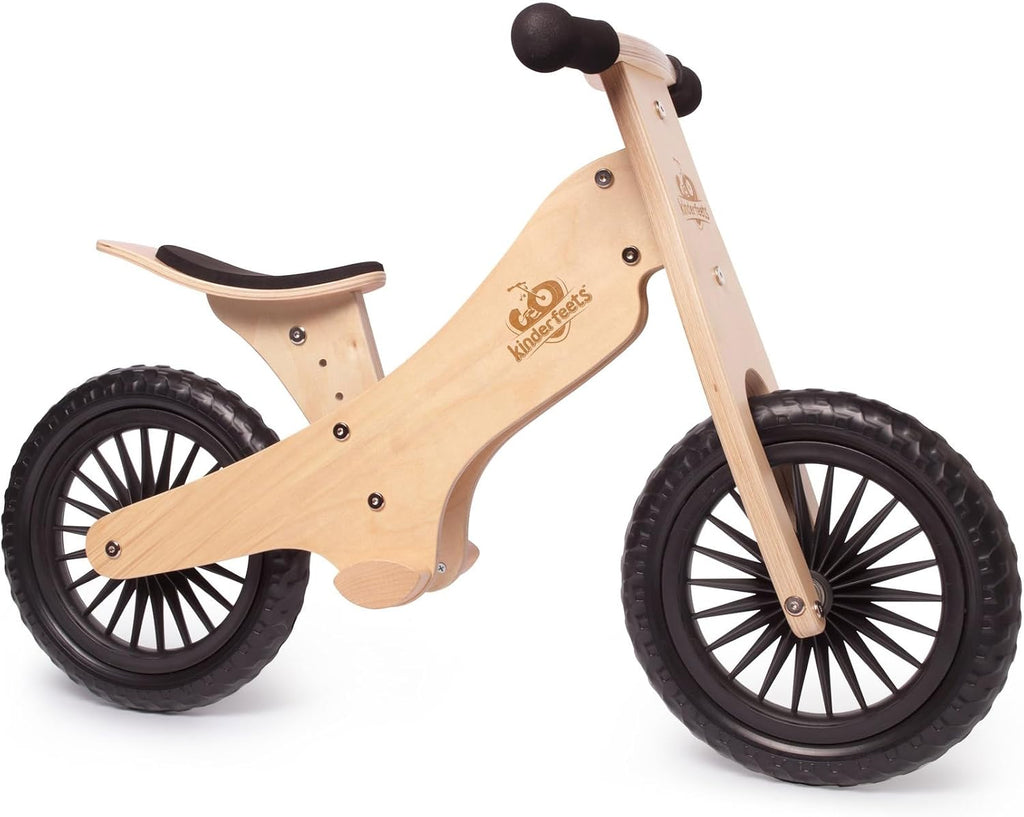 Balance Bike - Wooden Balance Bike | Sustainable and Eco-Friendly | Adjustable Riding Balance Toy for Kids