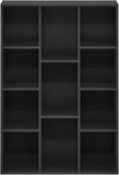 LUDER Book Shelf, 11-Cube Bookshelf, Reversible Bookcase, 9.4 x 29.1 x 41.7, Easy Assembly, Blackwood