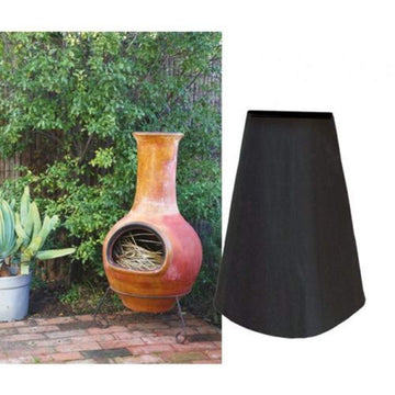 Outdoor Patio Chiminea Cover Waterproof Protective Chimney Fire Pit Heater Cover for Outdoor Garden Backyard HZC69