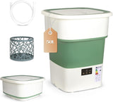1.8 Cu.Ft Compact Portable Washer - Foldable Washing Machine with Spin Dryer, 150W Timer for RV, Apartment, Camping