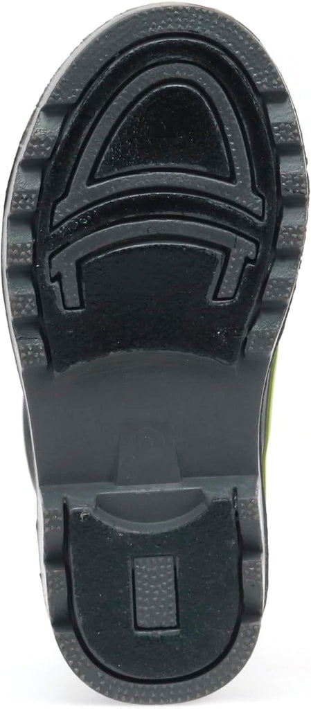 Chief Boys Waterproof Printed Rain Boot with Easy Pull On Handles