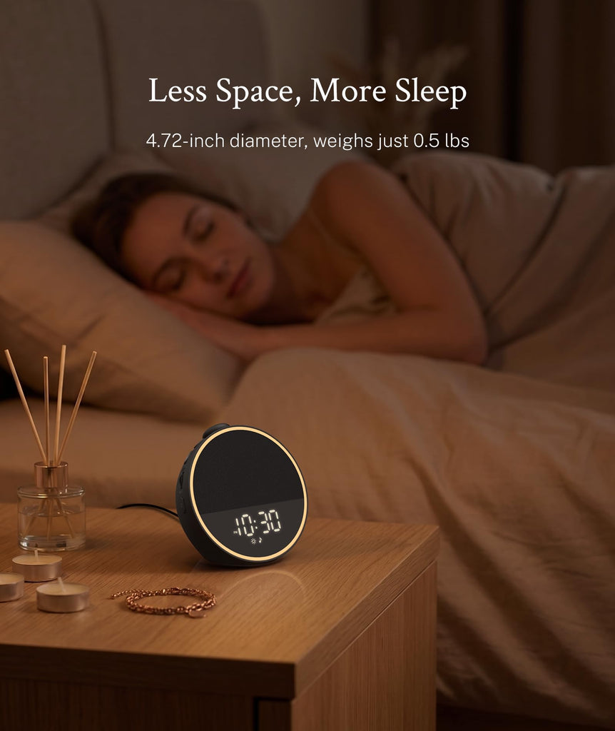 Sound Machine for Sleep, Alarm Clock, Night Light, Sleep Routine