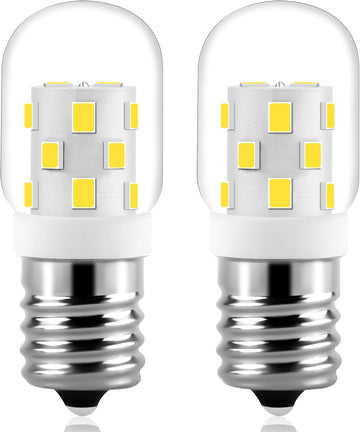 Microwave Light Bulb E17 LED 8206232A, 3W 125V, 6000K, 2-Pack
