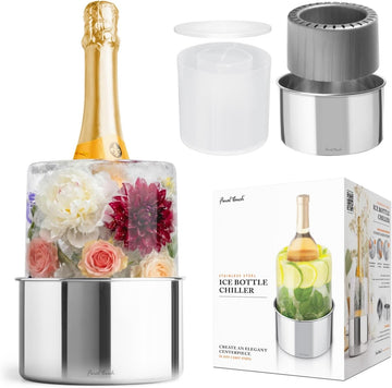 Champagne Ice Bucket Mold, DIY Floral Party Wine Chiller Server