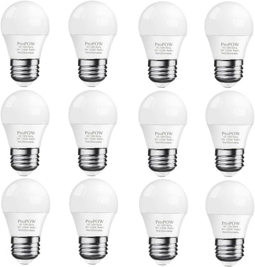 25 Watt Light Bulbs Equivalent, A15 25W LED Light Bulb 2700K Soft White E26 3W Type a Low Wattage Light Bulbs (12