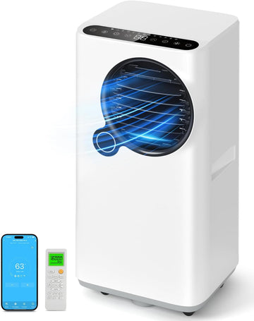 16000 BTU Portable Air Conditioners 5-in-1 with Cooling Dehumidifier Fan, Ultra Quiet, 24H Timer, Auto Shut Off