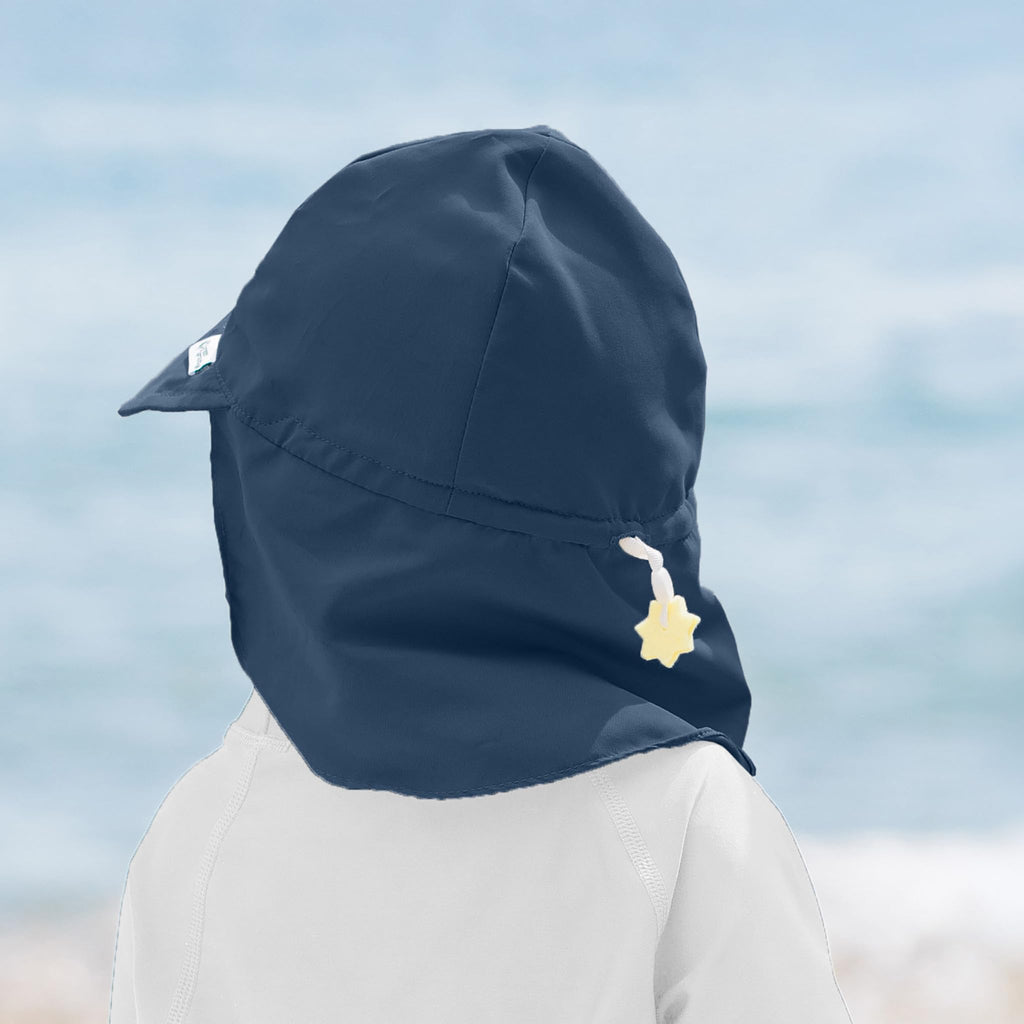 Baby Flap Sun Protection Swim Hat, Navy