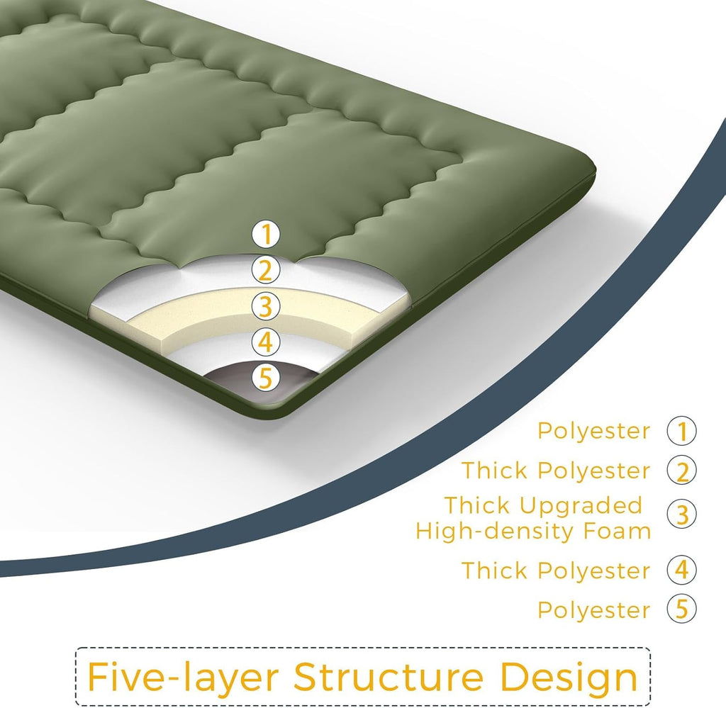 6" Extra Thick Japanese Floor Mattress Folding Futon Mattress