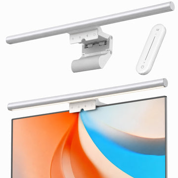 Monitor Light Bar with Remote, Computer Monitor Lamp Gaming, 250LM No Glare Eye-Care Screen Bar, Touch Control USB
