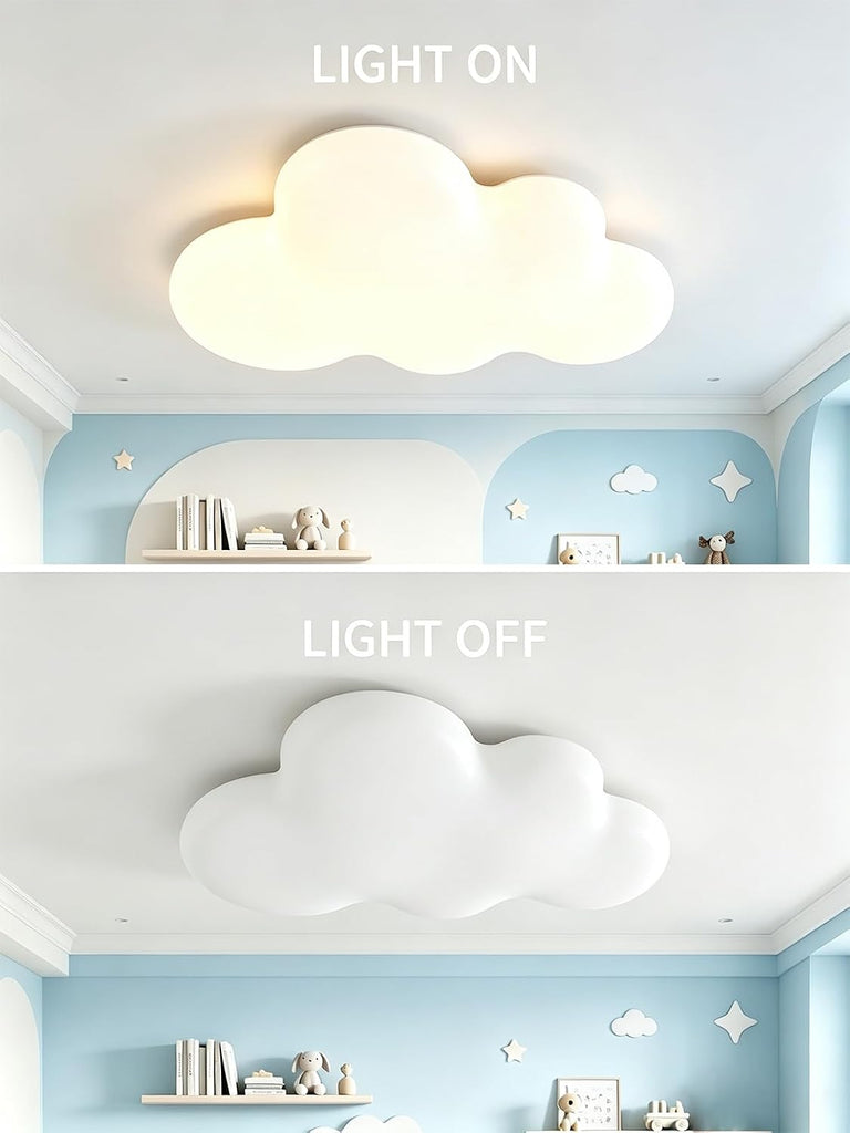 Cloud Ceiling Light, 60W Dimmable LED Flush Mount Fixure for Kids Bedroom