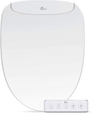 Heated Elongated Bidet Seat with Warm Water Wash, Air Dryer, Auto Open Lid, Slow-Close Function