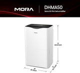 By 50 Pint Dehumidifier, for Space upto 4,500 Sq. Ft at Home, in Basements and Large Rooms, Energy Star