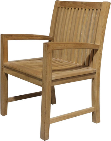 Royal Teak Arm Chair, Natural
